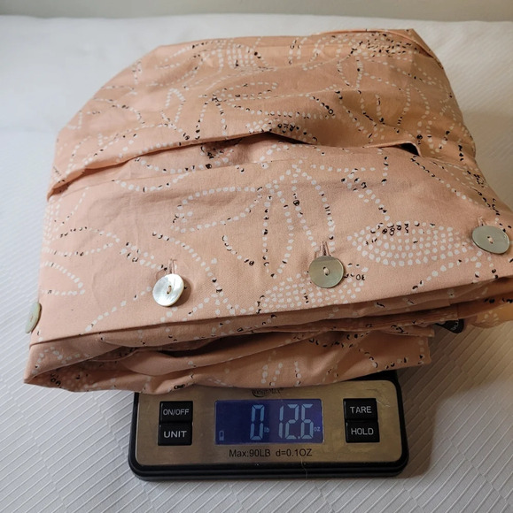 Vintage Liz Claiborne Pink Retro Mother of Pearl Fit N Flare Dress sz 10 - Picture 9 of 9